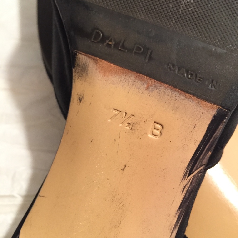 GUCCI BLACK SATIN MULES SZ-7.5 - Picture 8 of 8